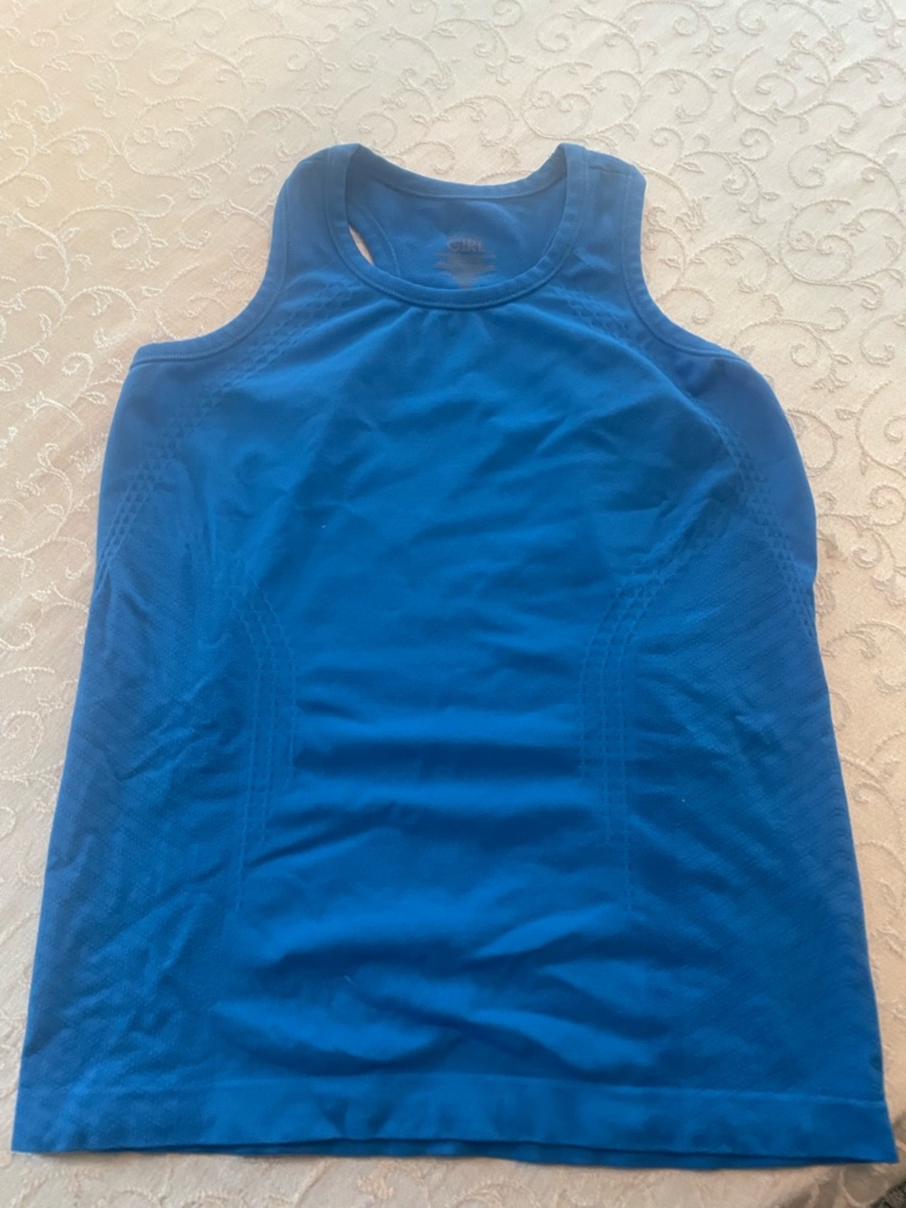 Athleta Deep Blue Girls' Performance Racerback Tank
